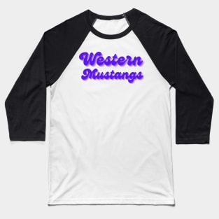 Western Mustangs Baseball T-Shirt